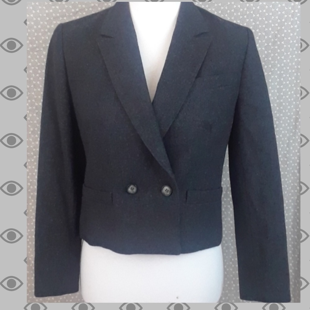 Pendleton Petite 100% Wool Crop Fitted Blazer Sma… - image 3